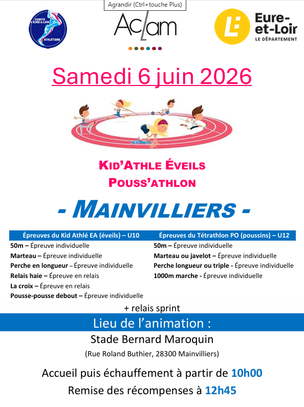 Animation EA PO - Mainvilliers 6 juin