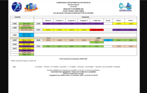 Départementaux de Triathlon U14 - U16