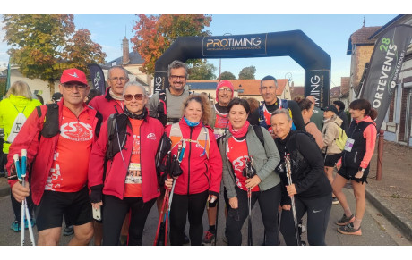 Trail'In Fontenay : nos marcheurs sur le pont !