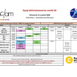 Equip'athlé tour Automnal 2026